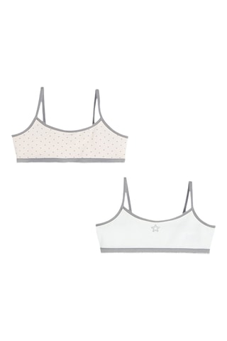 2 brassières - Rose clair - Okaidi