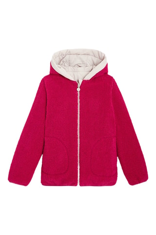 Veste réversible à capuche - Beige - Okaidi