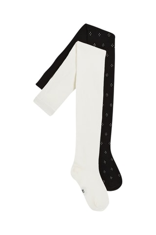 2 collants - Noir - Okaidi