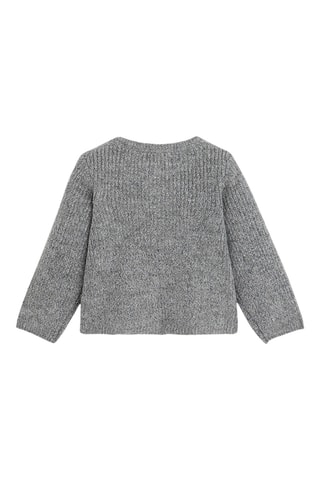 Gilet - Gris foncé chiné - Obaibi