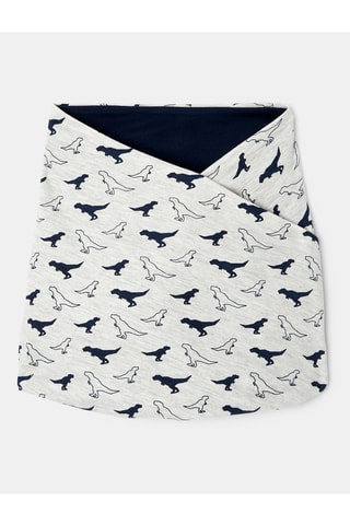 Snood - Bleu foncé et gris clair chiné - Okaidi