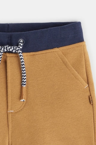 2 shorts - Gris clair chiné et camel - Obaibi
