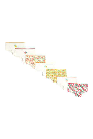 7 culottes - Ecru et jaune - Okaidi