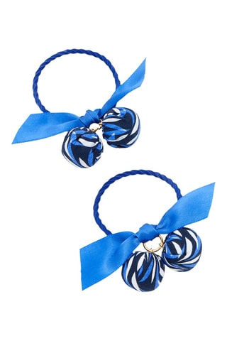 2 élastiques à cheveux - Bleu foncé - Okaidi