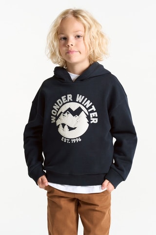 Sweat à capuche - Gris foncé - Okaïdi