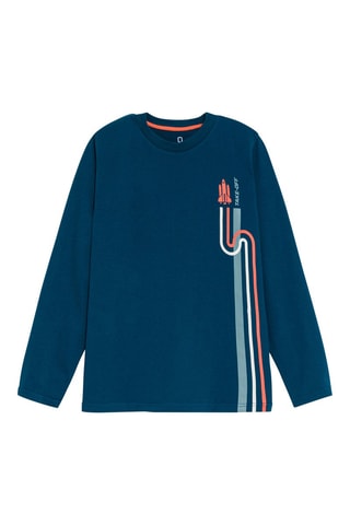 T-shirt - Bleu canard - Okaïdi