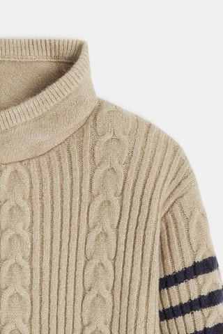 Pull - Beige chiné - Okaïdi