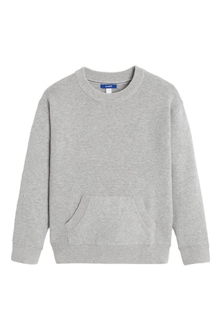 Pull - Gris chiné - Okaidi