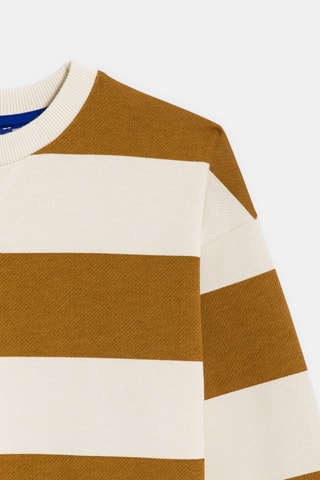 Sweat - Moutarde et beige - Okaïdi