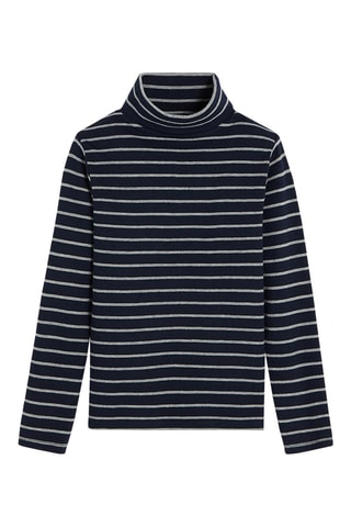 Sous-pull Bleu marine et gris - Okaïdi