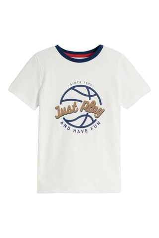 T-shirt - Blanc - Okaïdi