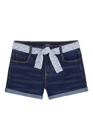 SHORT ENFANT Fille Denim Dark Blue