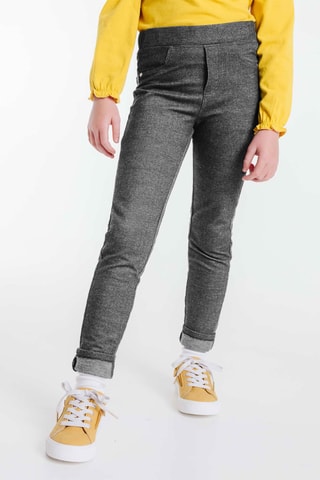 CALECON ENFANT Fille Carreaux gris