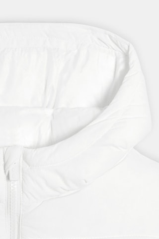 Doudoune à capuche sans manches - Blanc - Okaidi