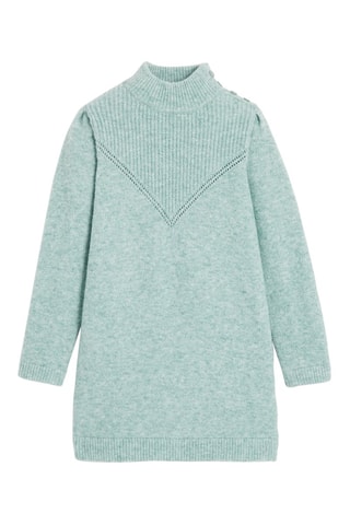 Robe pull - Vert clair chiné - Okaïdi