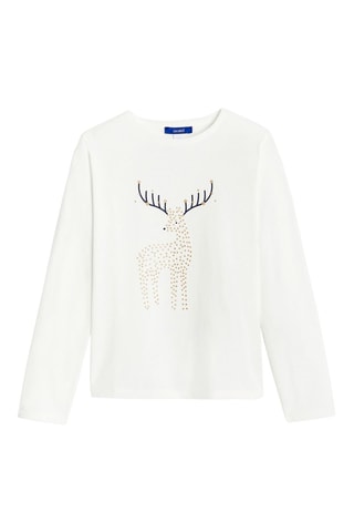T-shirt - Blanc - Okaïdi