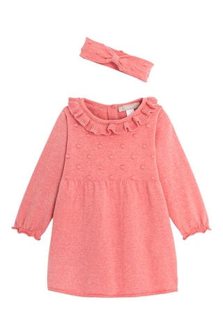 Bandeau et robe pull - Rose - Obaïbi