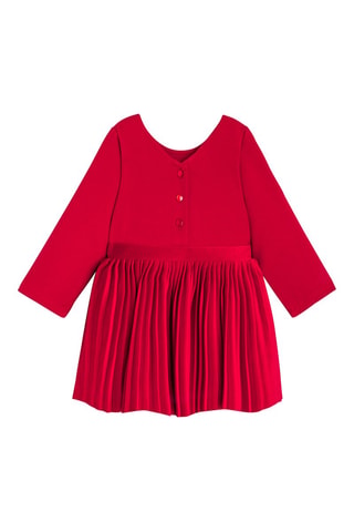 Robe plissée - Rouge - Obaïbi