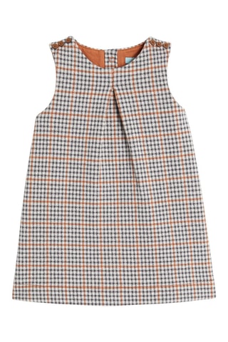 Robe et legging - Marron clair et écru - Obaïbi