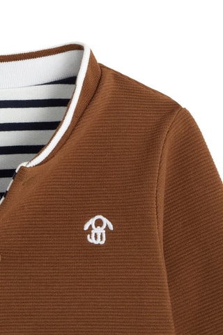 Sweat réversible - Marron - Obaïbi