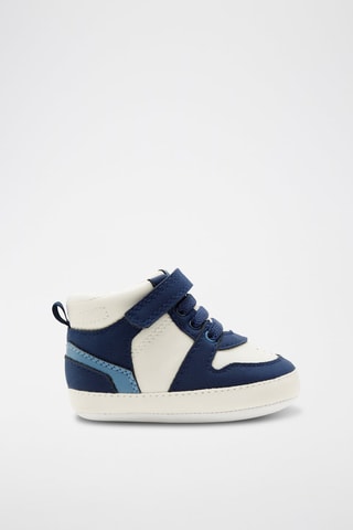 Baskets montantes - Bleu et blanc - Obaïbi