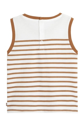 T-shirt sans manches - Blanc - Obaïbi