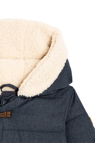 Blouson à capuche - Bleu marine chiné - Obaibi