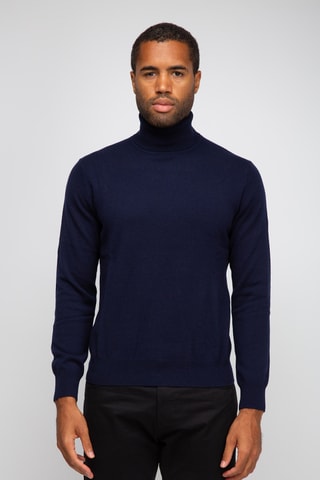 Pull en cachemire - Bleu