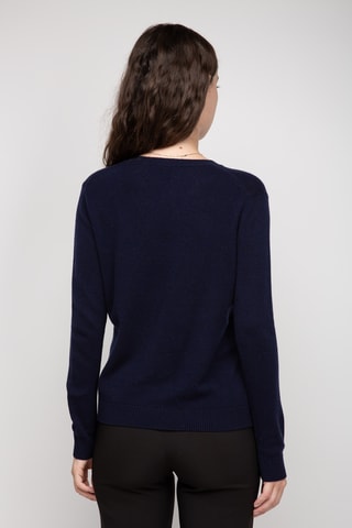 Pull en cachemire - Bleu
