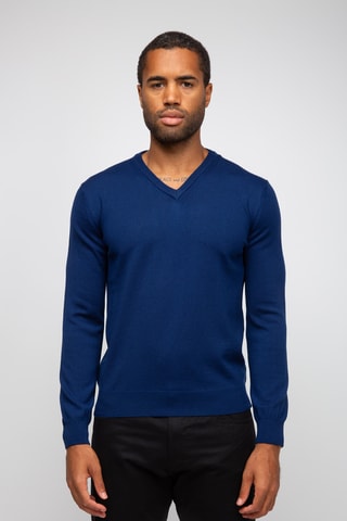Pull en laine - Bleu