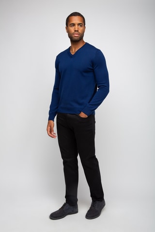 Pull en laine - Bleu