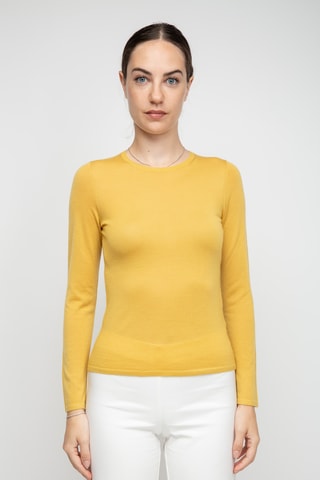 Pull en cachemire - Jaune