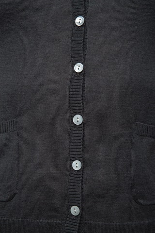 Gilet en soie, cachemire et laine - Gris