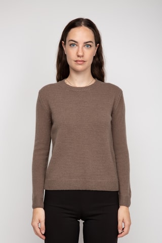 Pull en laine, cachemire et alpaga - Camel