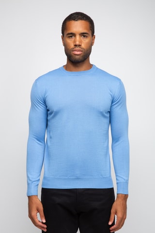 Pull en laine - Bleu