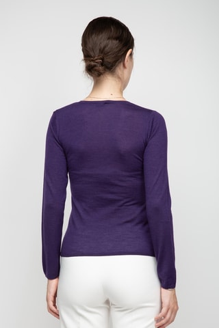 Pull en soie, cachemire et laine - Beige