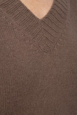 Pull en laine, cachemire et alpaga - Camel