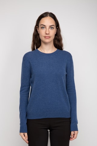 Pull en cachemire - Bleu