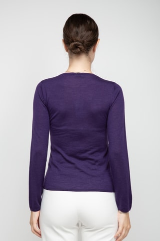 Pull en soie, cachemire et laine - Beige
