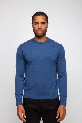 Pull en cachemire - Bleu