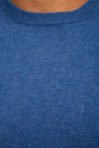 Pull en cachemire - Bleu