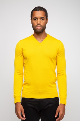 Pull en laine - Jaune