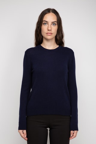 Pull en cachemire - Bleu