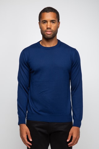 Pull en laine - Bleu