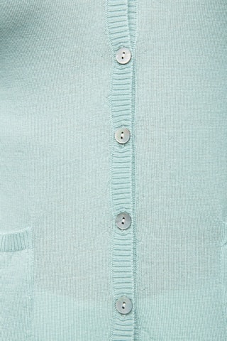 Gilet en soie, cachemire et laine - Bleu