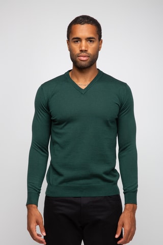 Pull en laine - Vert