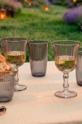 6 verres à vin - 24 cl