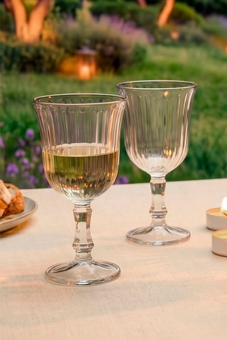 6 verres à vin - 24 cl