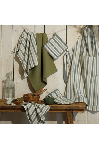 3 torchons de cuisine - Vert