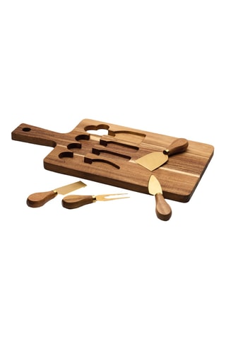 Planche à découper en bois d'acacia - 40 x 20,5 x 1,5 cm